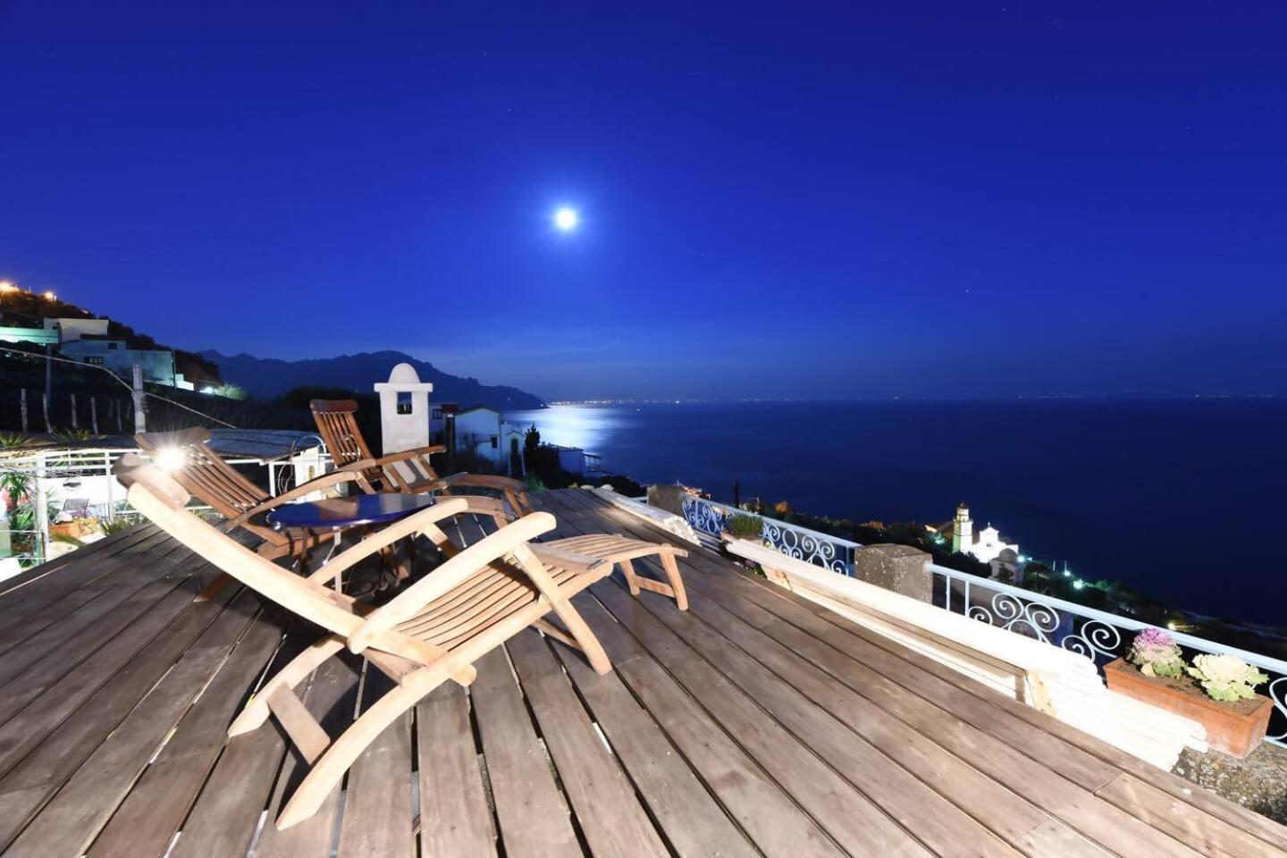 Perla Nel Blu Villa Affacciata Sul Mare Conca dei Marini Exterior foto