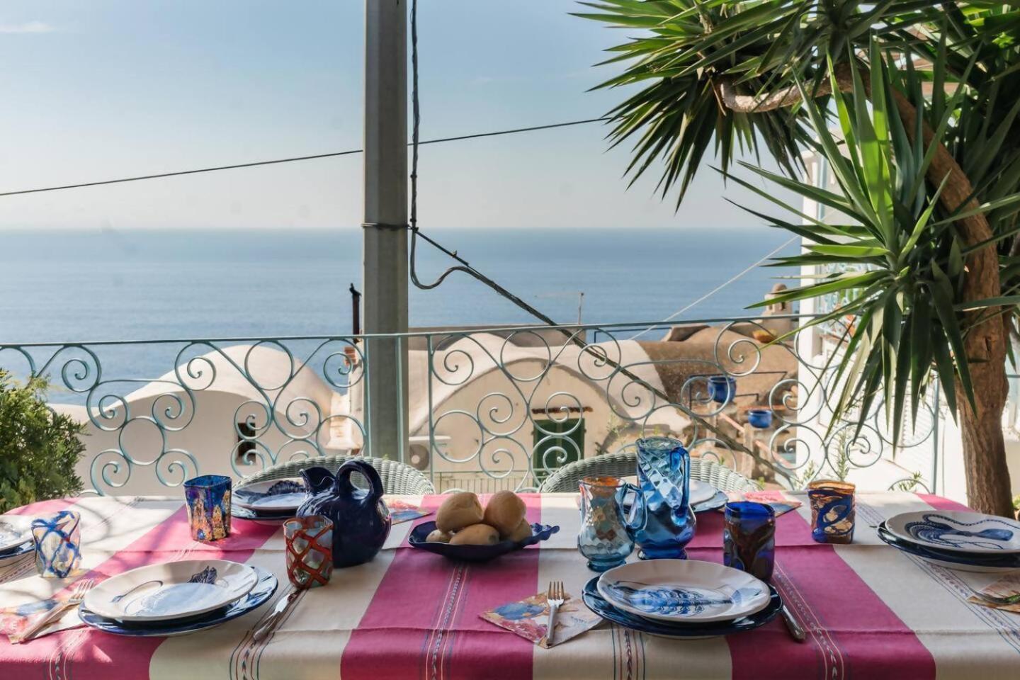 Perla Nel Blu Villa Affacciata Sul Mare Conca dei Marini Exterior foto