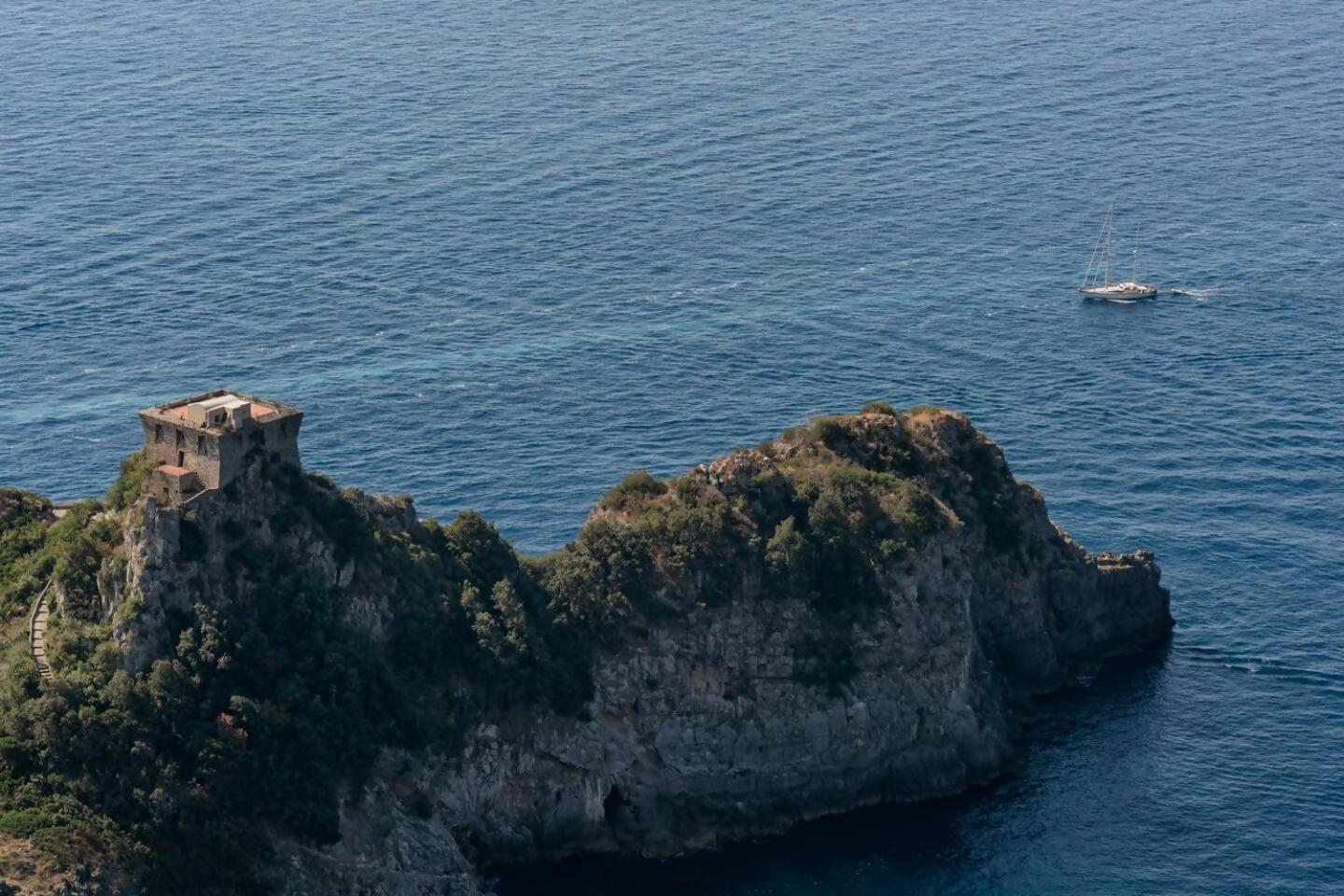 Perla Nel Blu Villa Affacciata Sul Mare Conca dei Marini Exterior foto