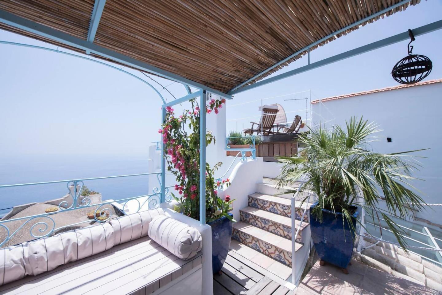 Perla Nel Blu Villa Affacciata Sul Mare Conca dei Marini Exterior foto